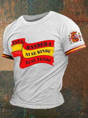 T-shirt imprimé Spain Patrotic Homme