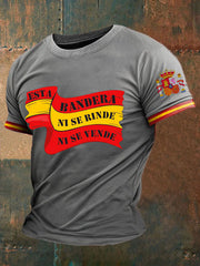 T-shirt imprimé Spain Patrotic Homme