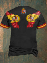T-shirt imprimé de l'Espagne des hommes