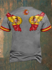 T-shirt imprimé de l'Espagne des hommes