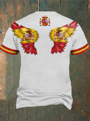 T-shirt imprimé de l'Espagne des hommes