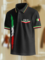 Hauts d'affaires de drapeau de l'Italie des hommes