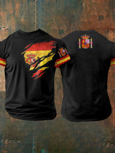 T-shirt imprimé de l'Espagne des hommes