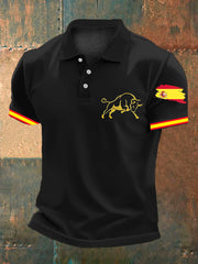 Chemise Homme Spanish Bull Art Flag