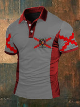 Hommes Espagne Patrotic Croix de Bourgogne Tercios Imprimé Casual Tops