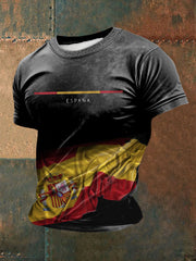 T-shirt à manches courtes imprimé España Homme