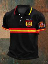 Hauts décontractés imprimés espagnols pour hommes