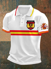 Hauts décontractés imprimés espagnols pour hommes