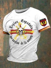 T-shirt imprimé de l'Espagne des hommes