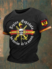 T-shirt imprimé de l'Espagne des hommes