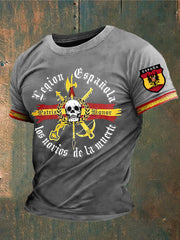 T-shirt imprimé de l'Espagne des hommes