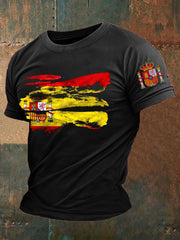 T-shirt imprimé de l'Espagne des hommes