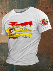 T-shirt imprimé de l'Espagne des hommes