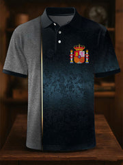 Hauts décontractés imprimés espagnols pour hommes