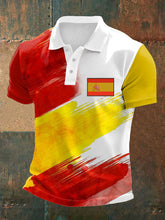 Hauts décontractés imprimés espagnols pour hommes