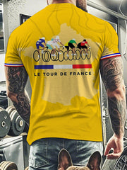T-shirt à manches courtes Tour De France Homme