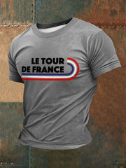 T-shirt à manches courtes imprimé Tour de France Homme