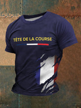 T-shirt à manches courtes imprimé Tour de France Homme