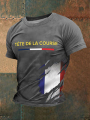 T-shirt à manches courtes imprimé Tour de France Homme