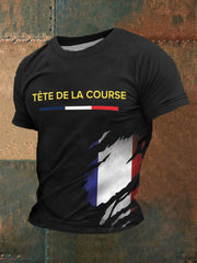 T-shirt à manches courtes imprimé Tour de France Homme