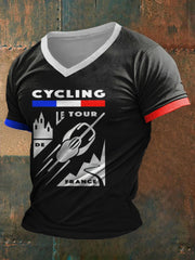 T-shirt à manches courtes imprimé Tour de France Homme