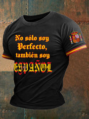 T-shirt imprimé Spain Patrotic Homme