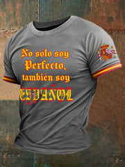 T-shirt imprimé Spain Patrotic Homme