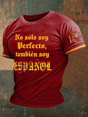 T-shirt imprimé Spain Patrotic Homme