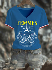 T-shirt manches courtes Tour De France Femmes