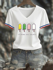 T-shirt à manches courtes La Cremw Des Cremes Femme