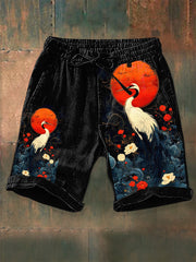 Short Vintage Art Crane Homme