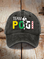 Chapeau Pogi Print Unisexe