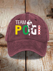 Chapeau Pogi Print Unisexe