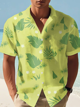 Chemise imprimée de style de vacances de films pour hommes