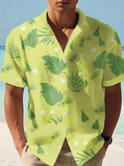 Chemise imprimée de style de vacances de films pour hommes