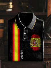 Hauts décontractés imprimés espagnols pour hommes