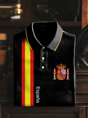 Hauts décontractés imprimés espagnols pour hommes