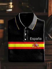 Hauts décontractés imprimés espagnols pour hommes