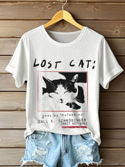 Tee-shirts chat Schrödinger pour femmes