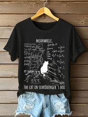 Tee-shirts chat Schrödinger pour femmes