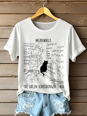 Tee-shirts chat Schrödinger pour femmes