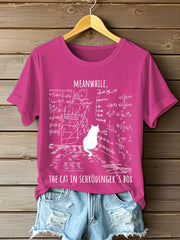 Tee-shirts chat Schrödinger pour femmes