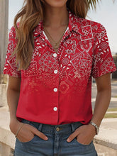 Chemise Vintage Floral Print Resort Femme