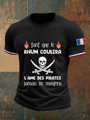 T-shirt à manches courtes Tant Que Le Rhum Coulera Homme