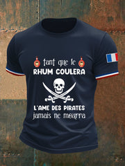 T-shirt à manches courtes Tant Que Le Rhum Coulera Homme