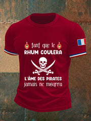 T-shirt à manches courtes Tant Que Le Rhum Coulera Homme