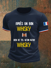 T-shirt à manches courtes Après Un Bon Whisky Rien De Tel Qu'un Autre Whisky Homme