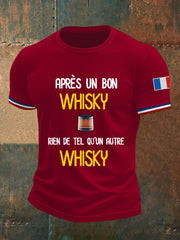 T-shirt à manches courtes Après Un Bon Whisky Rien De Tel Qu'un Autre Whisky Homme