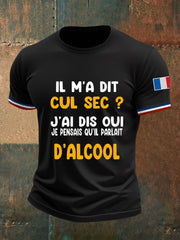 T-shirt manches courtes Cul Sec Alcool Beauf Homme