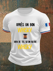 T-shirt à manches courtes Après Un Bon Whisky Rien De Tel Qu'un Autre Whisky Homme